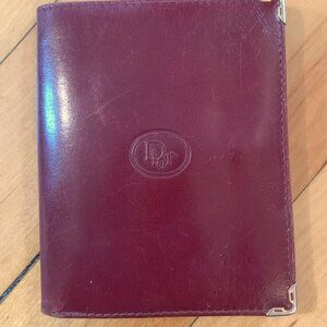 Dior Red Wallet Vintage